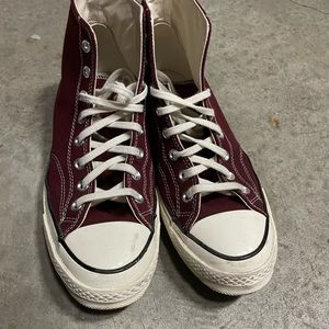 Chuck 70 Vintage Canvas (Maroon) Size 11 (Runs a half size big)